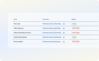 Gestion automatique des impayés
